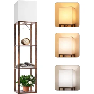 Floor Lamp with Shelf