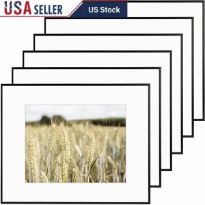 Set 6 Metal Photo Frames