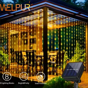 Solar Curtain Outdoor Light