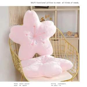 Pink Cherry Petals Pillow